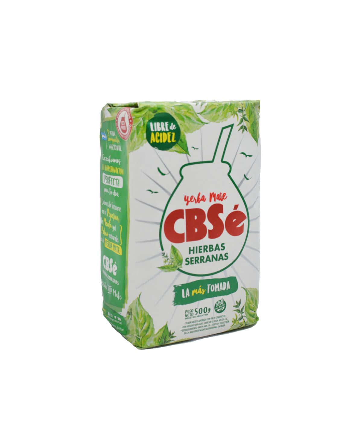 Yerba Mate Cbse Hierbas Serranas 500 Gr